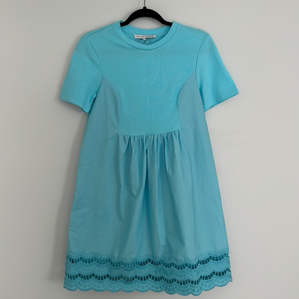 NWT English Factory Aqua Dress- XS